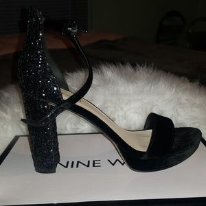 Nine West black heels